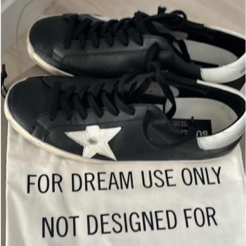 Black Golden Goose Superstars